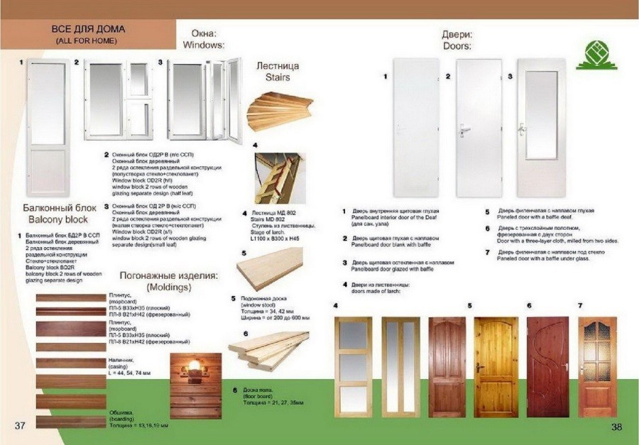 Doors and windows solid wood pin furniture In London