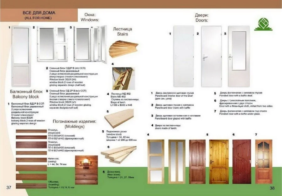 Doors and windows solid wood pin furniture in Cambodia