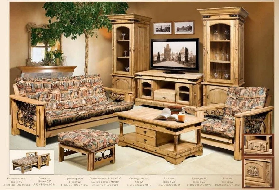 Solid wood Furniture Viking-3  in Cambodia. Price